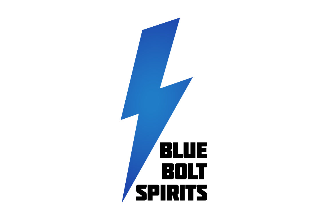 Blue Bolt Rocks Glass - 10oz
